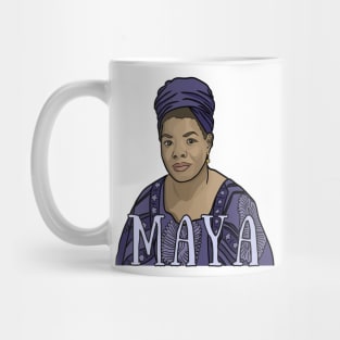 Maya Angelou Portrait Mug